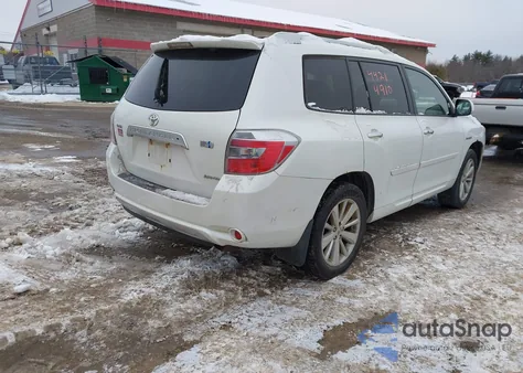 2008 Toyota Highlander Hybrid Limited из США, поврежденный, VIN JTEEW44A982024422